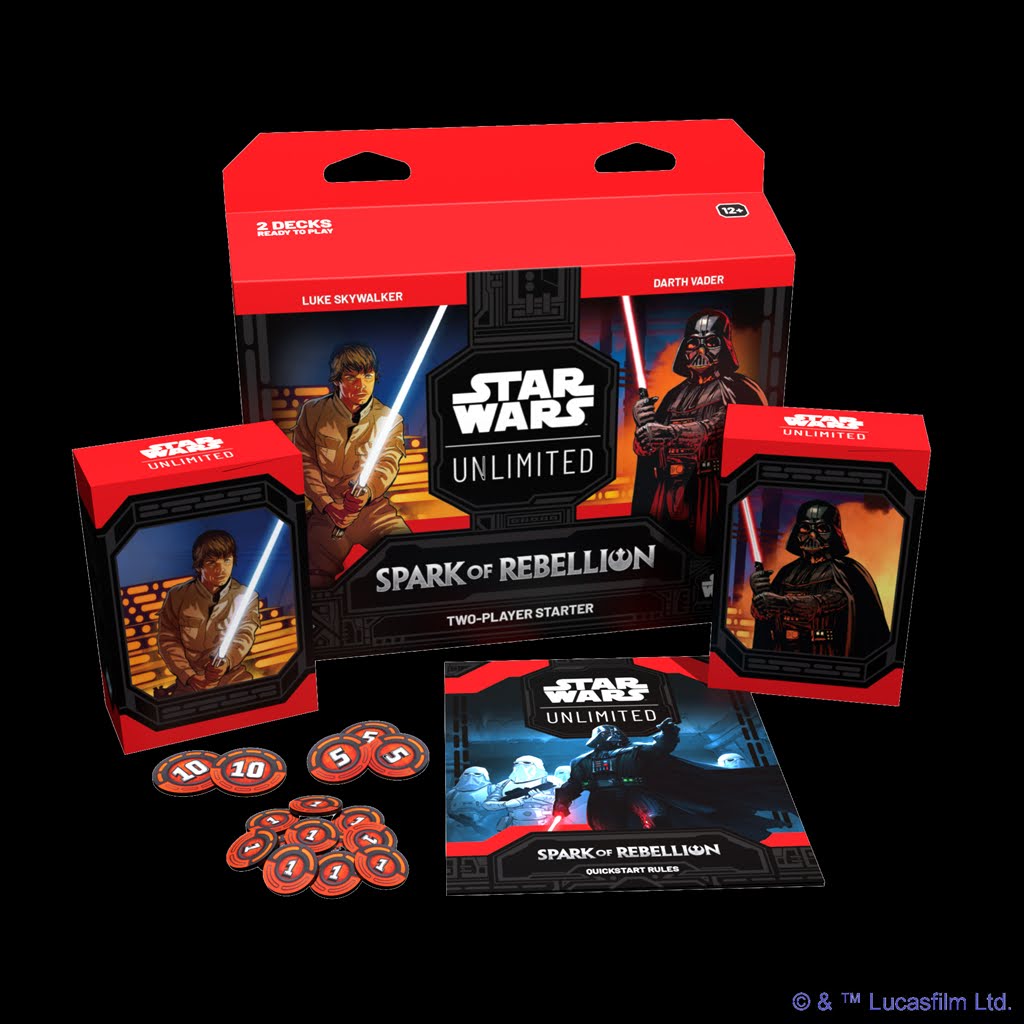 STAR WARS UNLIMITED SPARK OF REBELLION TWO-PLAYER STARTER