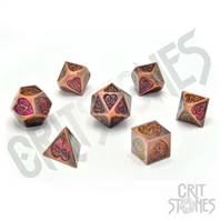 ROMANCE RUNE METAL RPG DICE SET