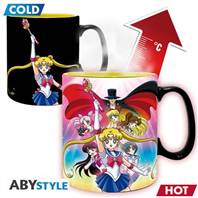 SAILOR MOON - MUG HEAT CHANGE - 460 ML - GROUP – CARDBOARD