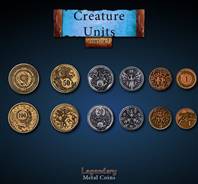 CREATURE UNIT COIN SET (24)