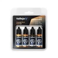 VALLEJO - TMM IMPERIAL GOLD PAINT SET (4)