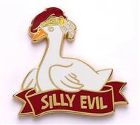 ALTERNATIVE ALIGNMENTS ENAMEL PIN SILLY EVIL GOOSE