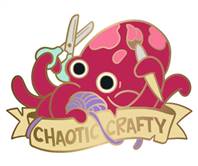 ALTERNATIVE ALIGNMENTS ENAMEL PIN CHAOTIC CRAFTY