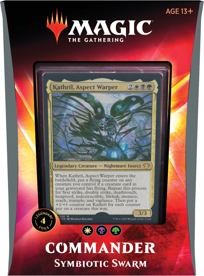 MTG COMMANDER 2020 DECK SYMBIOTIC SWARM Card Games Worlds' End Comics