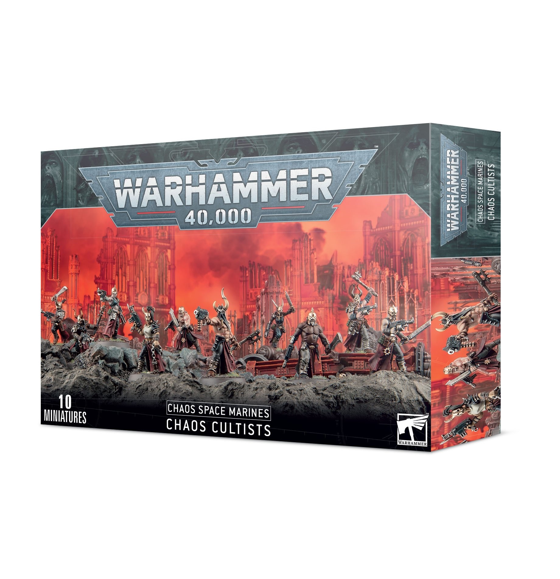 CHAOS SPACE MARINES CHAOS CULTISTS Miniatures Games Worlds' End Comics & Games CHAOS SPACE MARINES CHAOS CULTISTS Miniatures Games Worlds' End Comics & Games
