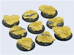 SHALE BASES, WROUND 30MM (5)