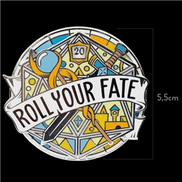 ROLL YOUR FATE SPINNER PIN