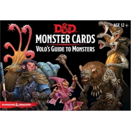 D&D MONSTER CARDS - VOLO`S GUIDE TO MONSTERS (81 CARDS)