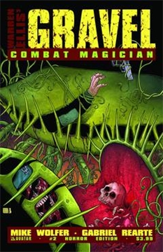 GRAVEL COMBAT MAGICIAN #2 HORROR CVR (MR) (2014)