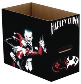 DC COMICS JOKER & HARLEY QUINN 5 PK SHORT COMIC STORAGE BOX