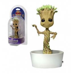 MARVEL GUARDIANS OF THE GALAXY - DANCING GROOT SOLAR POWERED BODY KNOCKER 15CM