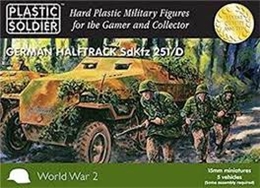 15MM WWII GERMAN EASY ASSEMBLY SDKFZ 251/D HALFTRACK (5)