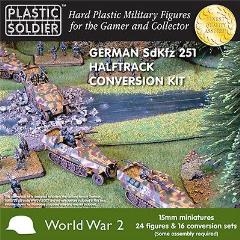 15MM WWII GERMAN EASY ASSEMBLY SDKFZ 251/D CONVERSION KIT