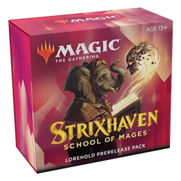 MTG - STRIXHAVEN: SCHOOL OF MAGES PRERELEASE LOREHOLD + 1 FREE BOOSTER