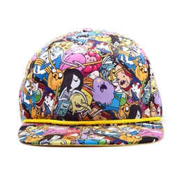 ADVENTURE TIME JERRY SNAP BACK BASEBALL CAP ALL OVER PRINT