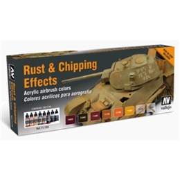 VALLEJO MODEL AIR: RUST & CHIPPING EFFECTS SET