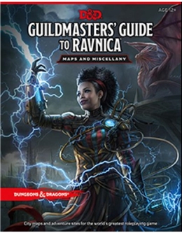 D&D RPG GUILDMASTERS GUIDE TO RAVNICA MAPS AND MISCELLANY